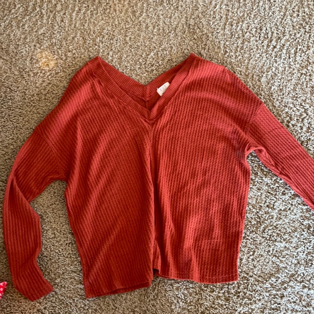 Orange sweater